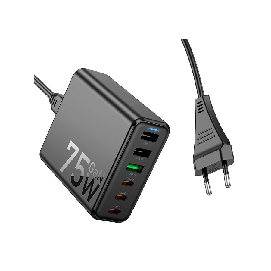 C133A Earl charging station two Type-C one Type-C one USB-A and two USB-A 5V 2A outputs 45W — 2